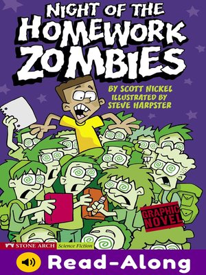 cover image of Night of the Homework Zombies